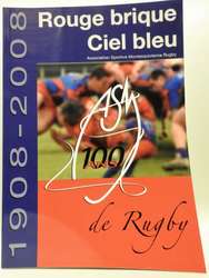 Rouge brique Ciel bleu ( Association Sportive Montesquivienne Rugby )